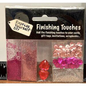 Express Yourself DIY PINK Finishing Touches Card Scrapbook Embellishment DIYB003